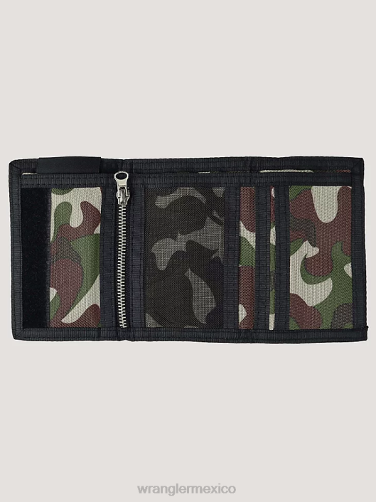 accesorios mx Wrangler hombres cartera atg de lona con diseño de camuflaje negro/camuflaje (112322141) 62D6710