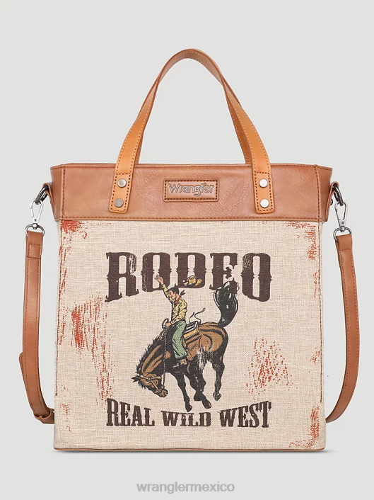 accesorios mx Wrangler mujer bandolera con flecos turquesa bronceado (112351730) 62D6908