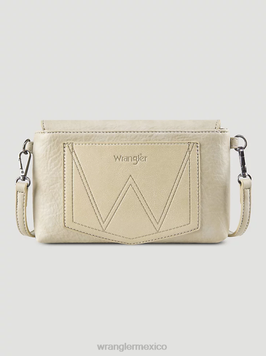 accesorios mx Wrangler mujer bandolera con flecos turquesa bronceado (112351730) 62D6908