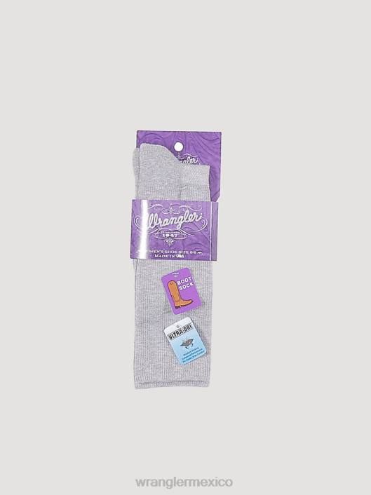 accesorios mx Wrangler mujer calcetín de bota occidental gris (cerda003g) 62D6926