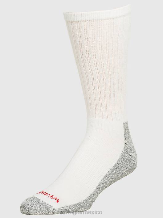 accesorios mx Wrangler hombres calcetines de trabajo para equipo de alto rendimiento (paquete de 6) blanco (112318619) 62D6720