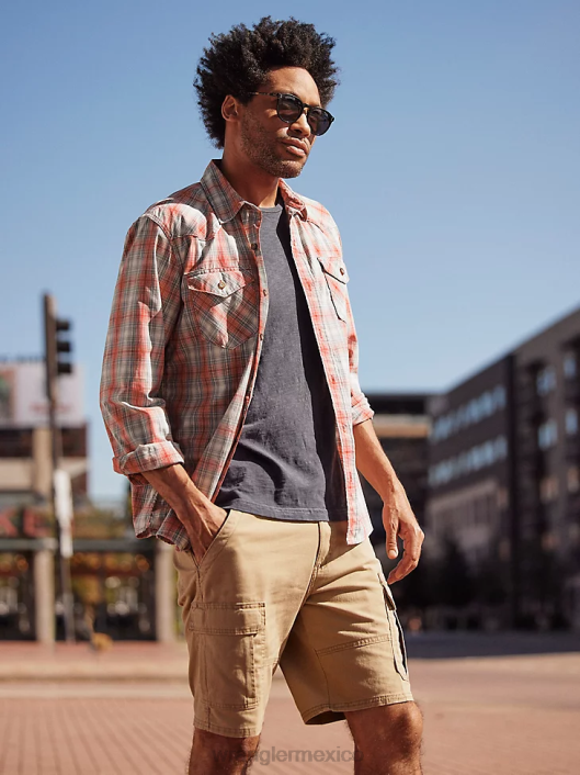 ropa mx Wrangler hombres pantalón corto cargo premium de cinco estrellas olmo (112314921) 62D6511