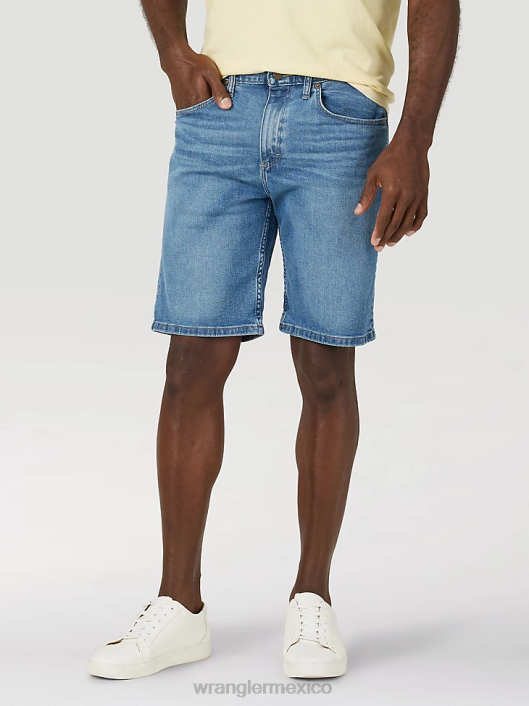 ropa mx Wrangler hombres pantalones cortos de mezclilla libres de estirar índigo vintage (112317151) 62D6580