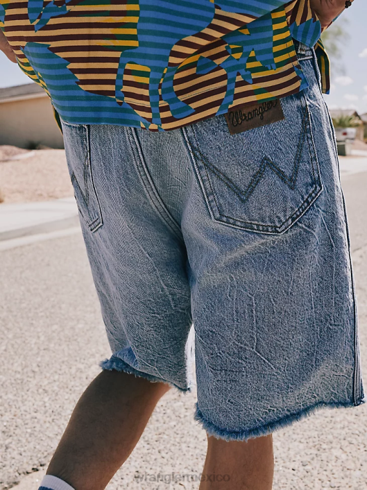 ropa mx Wrangler hombres shorts de mezclilla holgados bodark (112332619) 62D6581