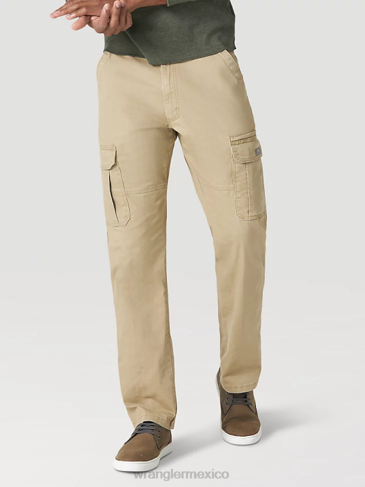 ropa mx Wrangler hombres Pantalón cargo elástico relajado Authentics olmo (10zm7abew) 62D6232