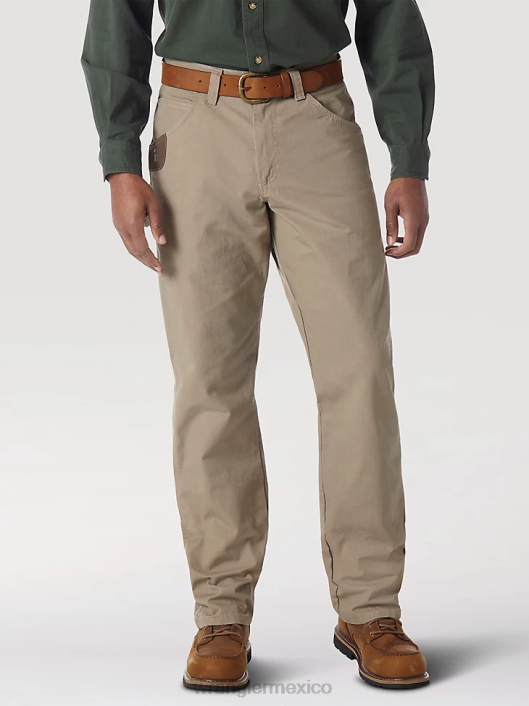 ropa mx Wrangler hombres pantalón de carpintero riggs workwear caqui oscuro (3w020dk) 62D6268