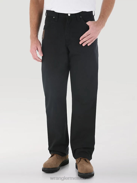 ropa mx Wrangler hombres pantalón de carpintero riggs workwear negro (103w020bl) 62D6270