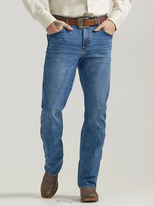 ropa mx Wrangler hombres jeans retro con corte tipo bota y corte relajado cazador de ciervos (112330345) 62D645
