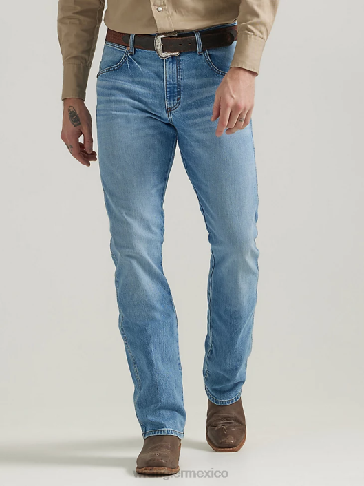 ropa mx Wrangler hombres jeans retro con corte tipo bota y corte slim código (112330335) 62D612