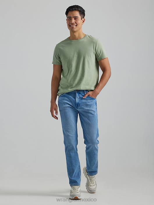 ropa mx Wrangler hombres vaqueros tapered de corte slim Larston giro genial (112335485) 62D660
