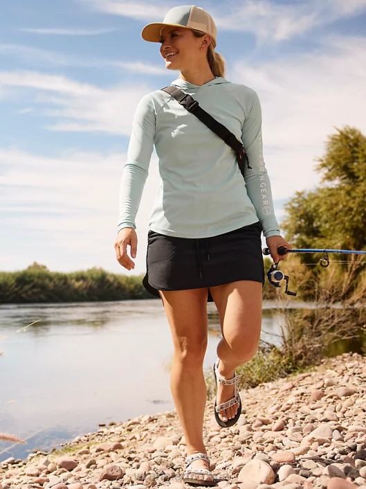 ropa mx Wrangler mujer atg por falda pantalón brisa negro (112333881) 62D6847