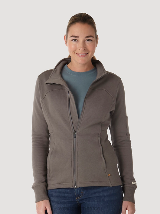 ropa mx Wrangler mujer chaqueta de trabajo riggs workwear carbón (3wf18ch) 62D6868