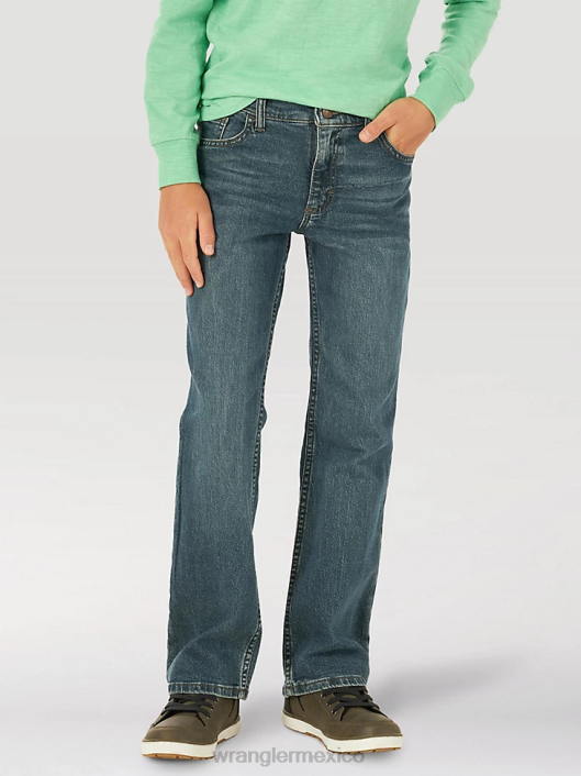 ropa mx Wrangler Niños vaqueros con corte bootcut flexibles de cinco estrellas bosque (5wnbwwn) 62D6959