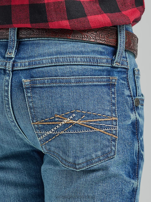 ropa mx Wrangler Niños 20x no 44 jeans ajustados con pernera recta tobiano (112325802) 62D6976