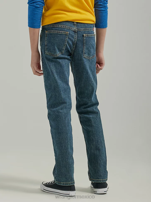 ropa mx Wrangler Niños 20x no 44 jeans ajustados con pernera recta tobiano (112325802) 62D6976