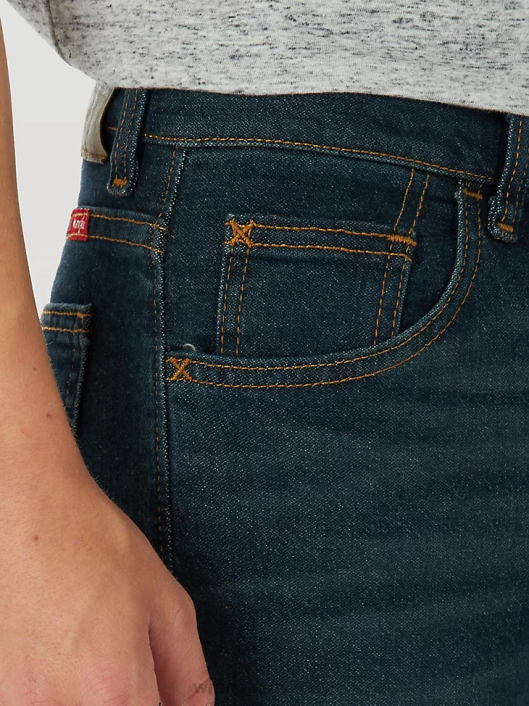 ropa mx Wrangler Niños Vaqueros Five Star Flex de pernera recta noche oscura (5wnbwdt) 62D6955