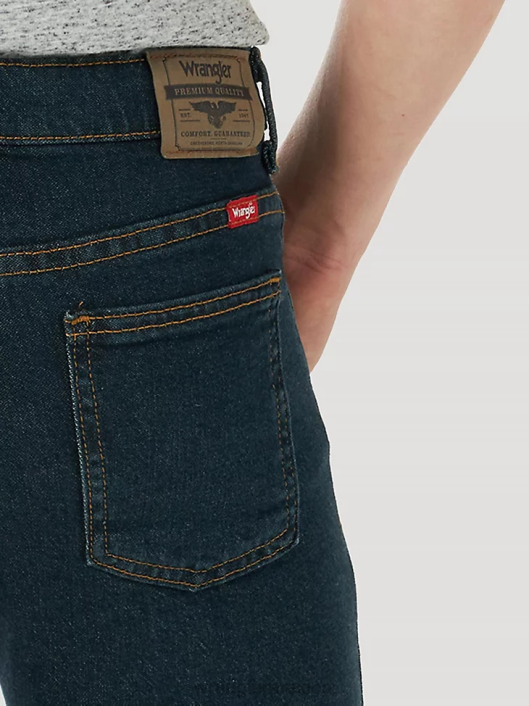 ropa mx Wrangler Niños Vaqueros Five Star Flex de pernera recta noche oscura (5wnhwdt) 62D6984