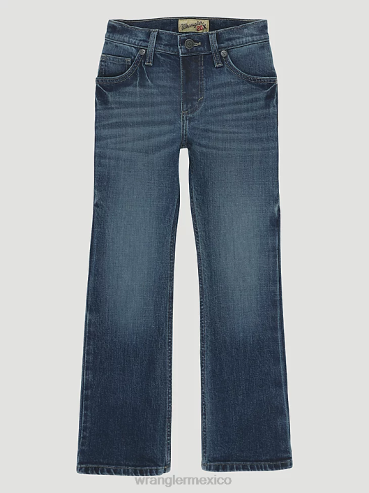 ropa mx Wrangler Niños Vaqueros de corte slim con corte tipo bota vintage 20x jardines de vaqueros (112332643t) 62D6982
