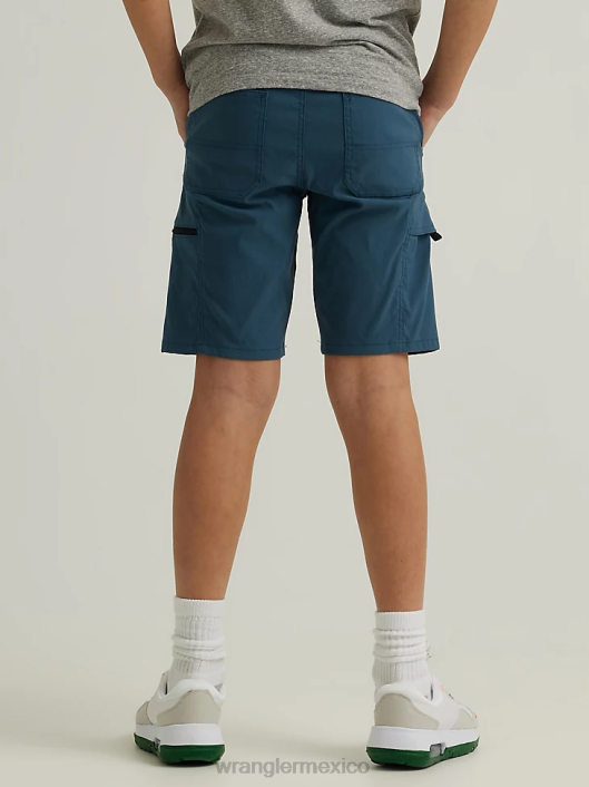 ropa mx Wrangler Niños corto técnico azul orión (112336177) 62D61016