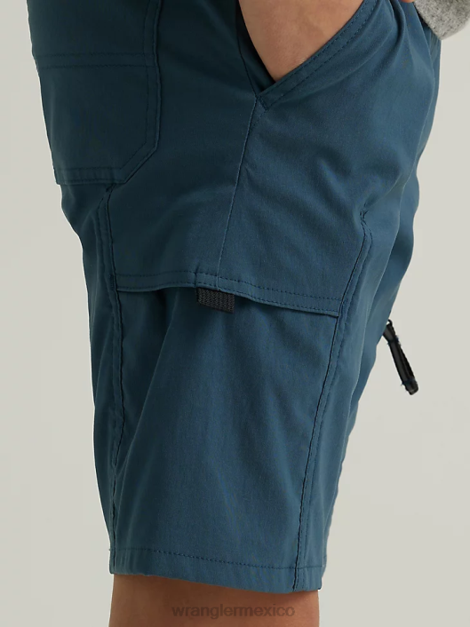 ropa mx Wrangler Niños corto técnico azul orión (112336177) 62D61016