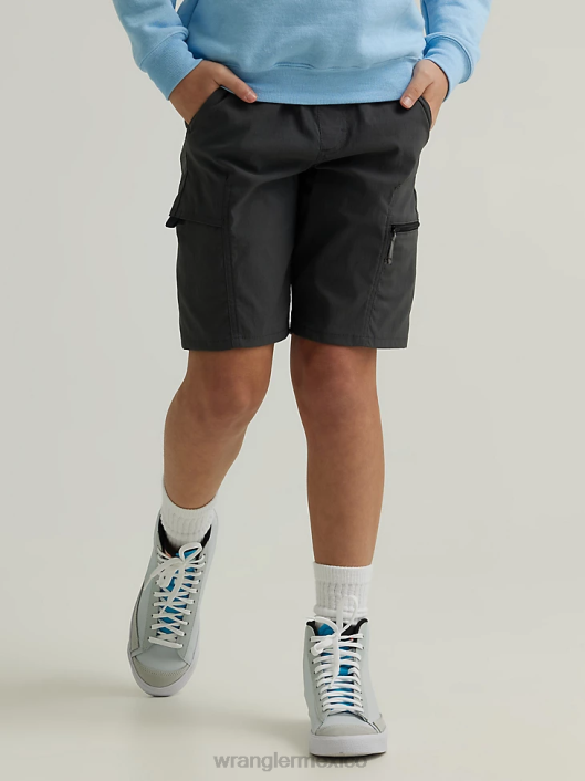 ropa mx Wrangler Niños corto técnico gris (112336185) 62D61018