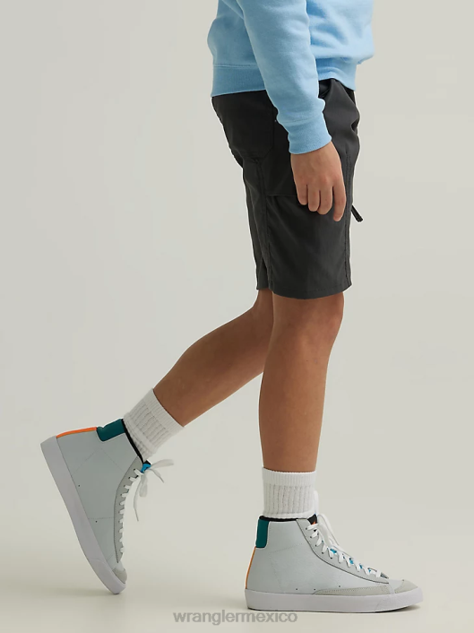 ropa mx Wrangler Niños corto técnico gris (112336185) 62D61018