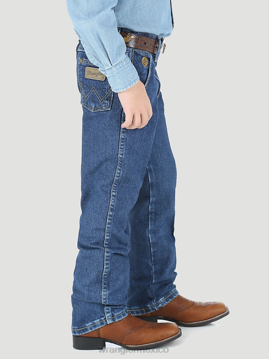 ropa mx Wrangler Niños jean corte cowboy original fit índigo oscuro (13mwjdi) 62D6949