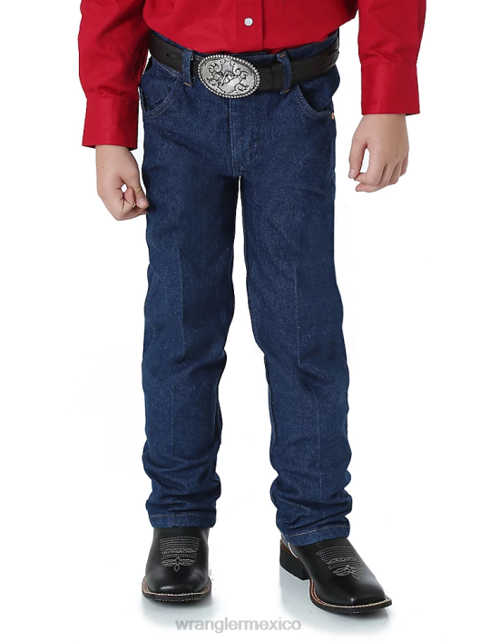 ropa mx Wrangler Niños jean corte cowboy original fit índigo prelavado (13mwzbp) 62D6935