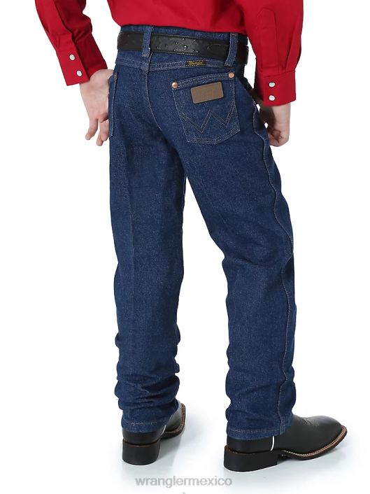 ropa mx Wrangler Niños jean corte cowboy original fit índigo prelavado (13mwzjp) 62D6953