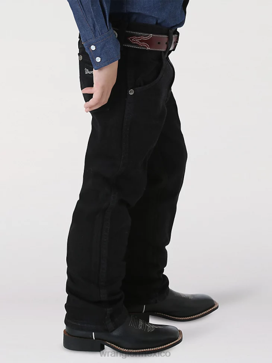 ropa mx Wrangler Niños jeans edición plata pequeña negro (1013jsewk) 62D61027