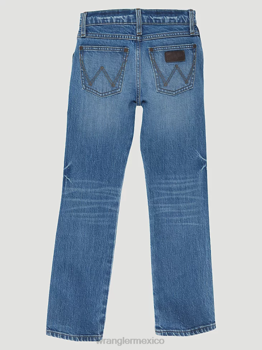 ropa mx Wrangler Niños jeans rectos ajustados retro acres de diamantes (112330400t) 62D61068