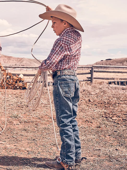 ropa mx Wrangler Niños jeans rectos ajustados retro bozeman (88bwzbz) 62D6945