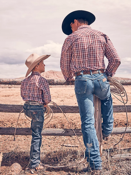 ropa mx Wrangler Niños jeans rectos ajustados retro bozeman (88bwzbz) 62D6945