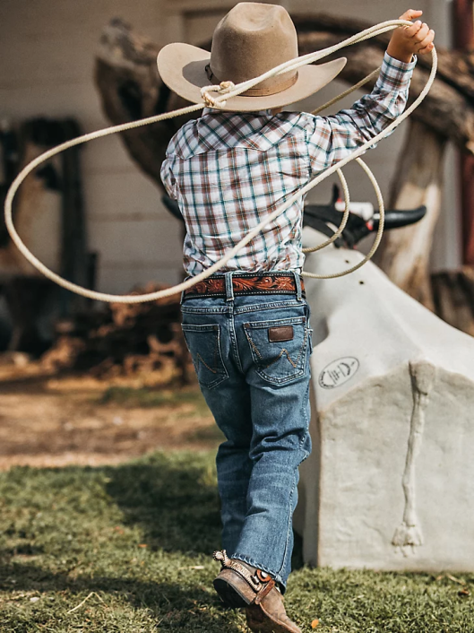 ropa mx Wrangler Niños jeans rectos ajustados retro ferris (112317818t) 62D61061