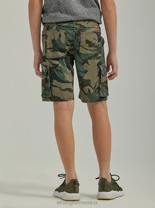 ropa mx Wrangler Niños pantalones cortos de carga de jugador (husky) camuflaje nocturno del bosque de la selva (112335582) 62D6987