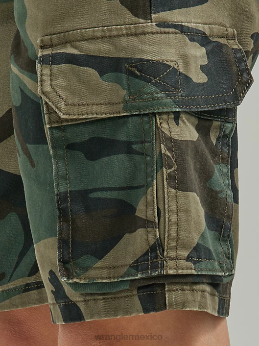 ropa mx Wrangler Niños pantalones cortos de carga de jugador (husky) camuflaje nocturno del bosque de la selva (112335582) 62D6987