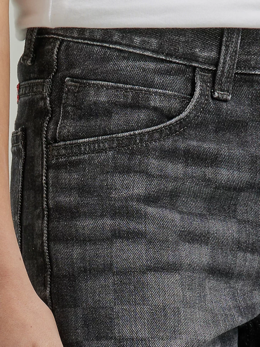 ropa mx Wrangler Niños shorts de mezclilla a cuadros negro (112335595) 62D61039