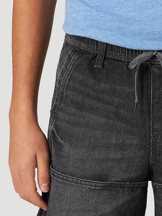 ropa mx Wrangler Niños shorts skater de ajuste relajado negro (112317194) 62D61019