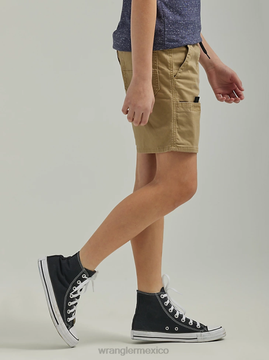 ropa mx Wrangler Niños utilidad corta (ronca) roble petrificado (112335700) 62D61030