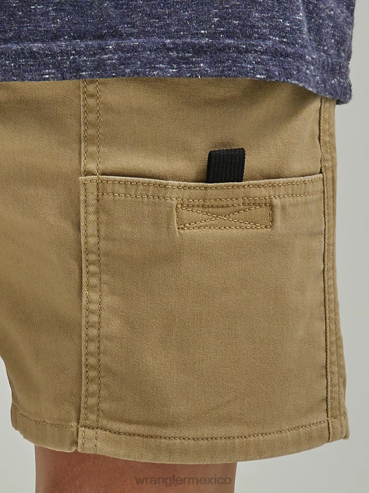 ropa mx Wrangler Niños utilidad corta (ronca) roble petrificado (112335700) 62D61030