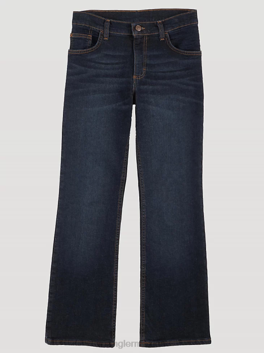 ropa mx Wrangler Niños vaqueros con corte bootcut flexibles de cinco estrellas índigo profundo (5wnbwdg) 62D6958