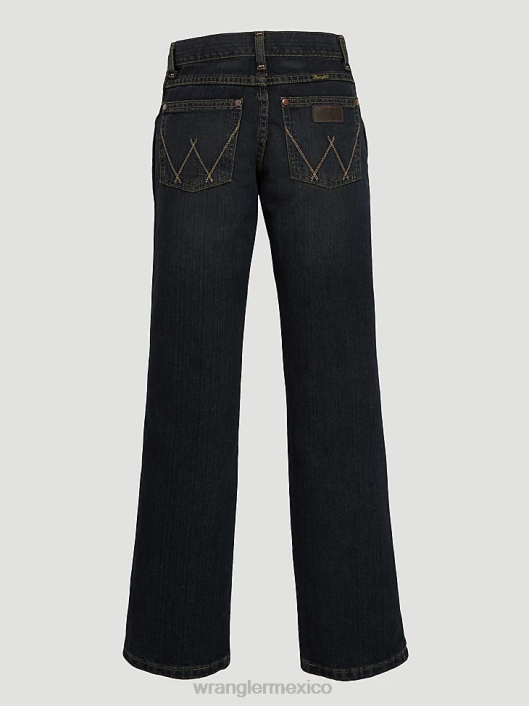 ropa mx Wrangler Niños vaqueros retro rectos río ondulante (brt30rr) 62D61000