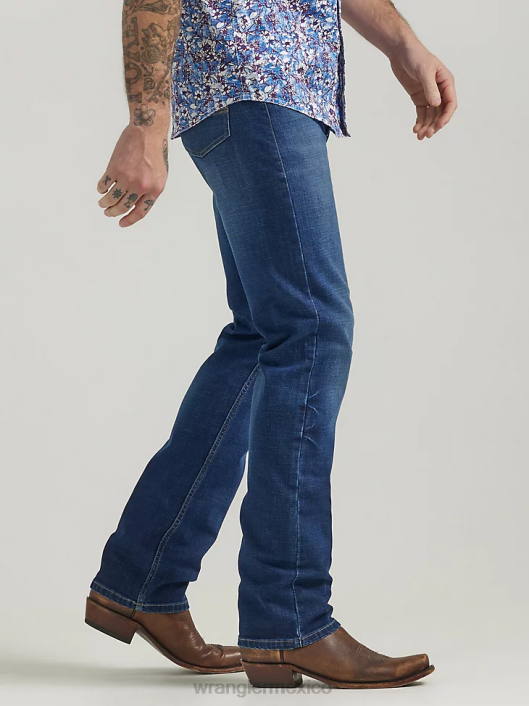 ropa mx Wrangler hombres 20x no 44 jeans ajustados con pernera recta arroyo leonado (112332509) 62D658