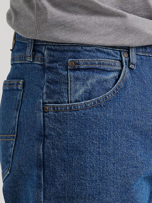 ropa mx Wrangler hombres Authentics jeans flexibles de ajuste relajado lavado a la piedra oscuro (10zm200dx) 62D6102