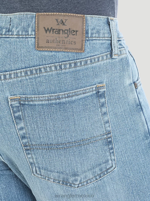 ropa mx Wrangler hombres Authentics jeans flexibles de ajuste relajado luz de lavado de piedra (10zm200sf) 62D6100