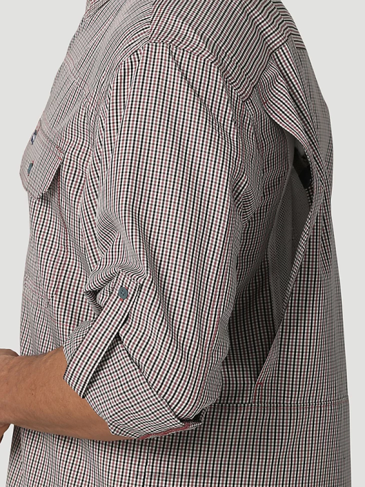 ropa mx Wrangler hombres Camisa con estampado de un bolsillo y botones de manga corta George Strait azul celeste (112324872) 62D6300