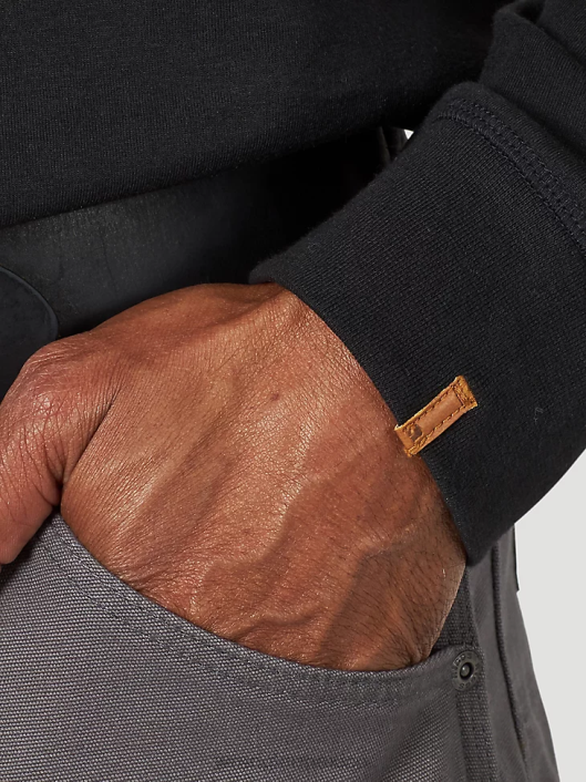 ropa mx Wrangler hombres Camiseta de rendimiento de manga larga con 1 bolsillo Riggs Workwear negro (3w702bk) 62D6284