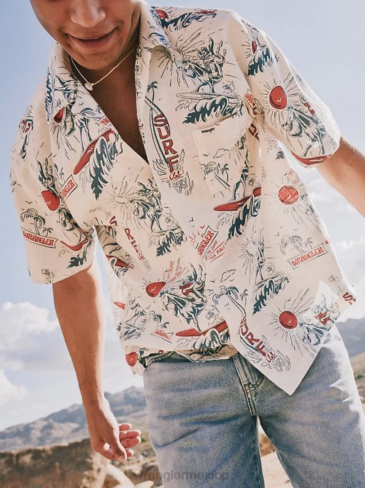 ropa mx Wrangler hombres Chaqueta camisera gruesa con forro de sherpa a cuadros cabernet (112324455) 62D6387