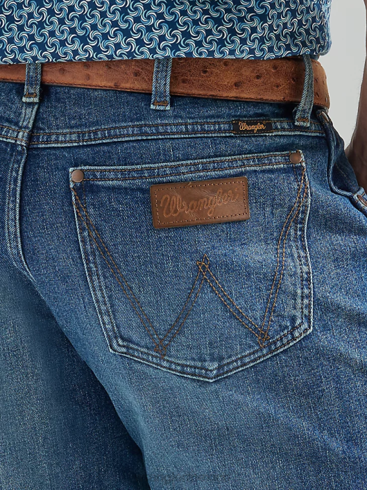 ropa mx Wrangler hombres El vaquero premium retro slim recto galloway (112325797) 62D675