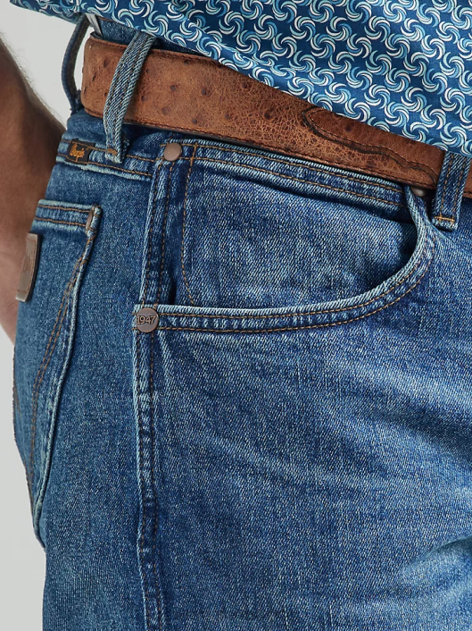 ropa mx Wrangler hombres El vaquero premium retro slim recto galloway (112325797) 62D675